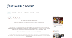 Desktop Screenshot of easyyummycookery.com