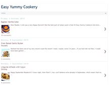 Tablet Screenshot of easyyummycookery.com